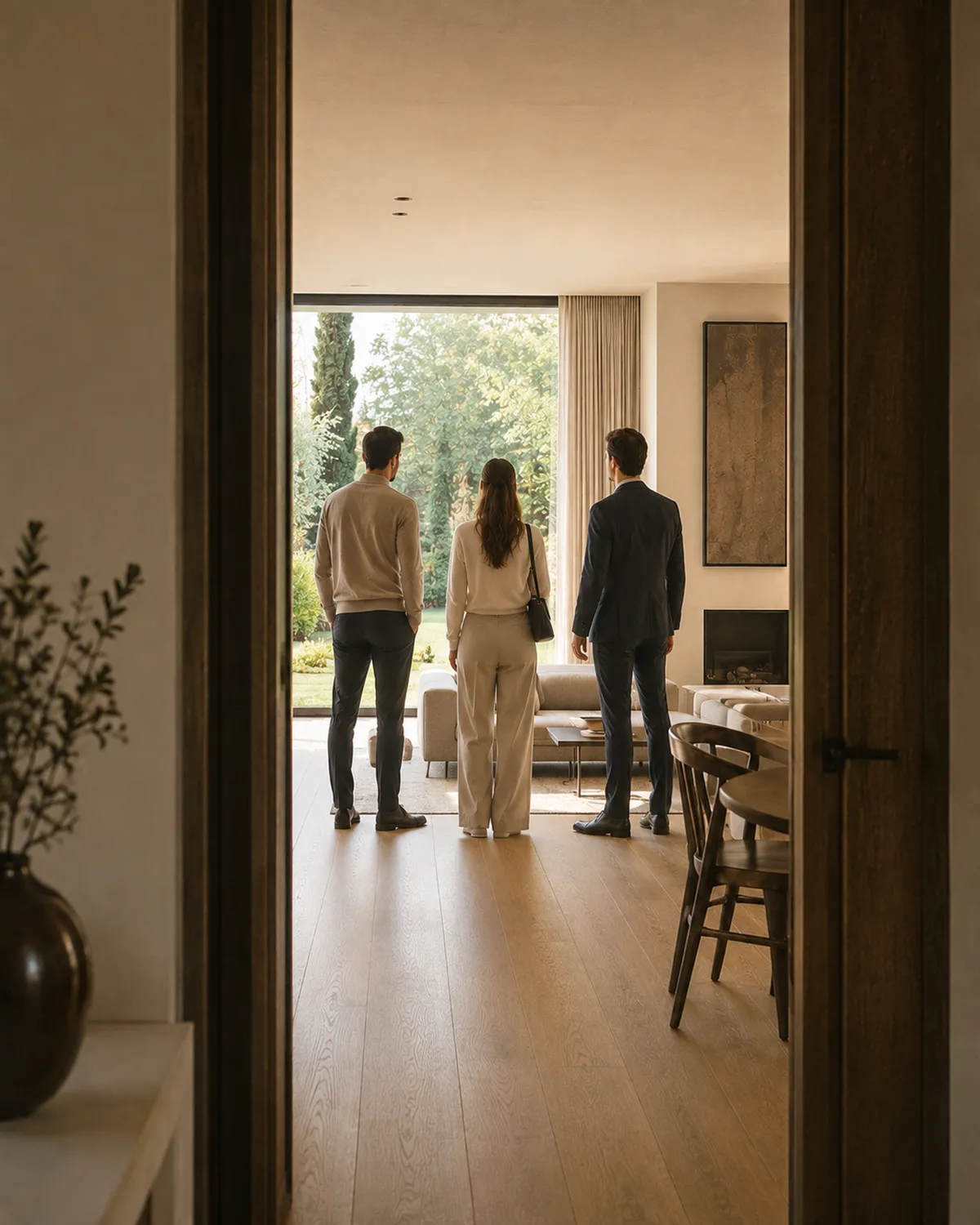 Persönlich begleitete Immobilienbesichtigung mit qualifizierten Kaufinteressenten